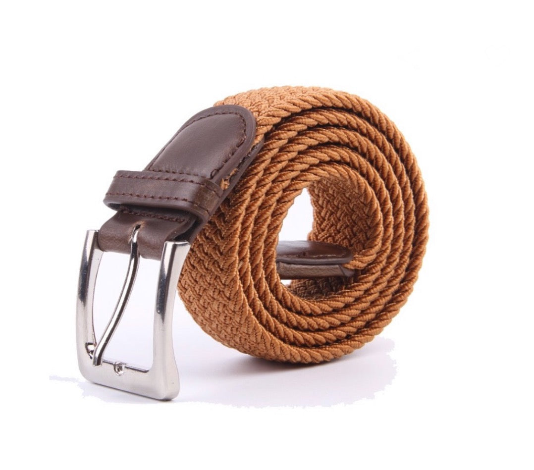 Brown Woven Belt