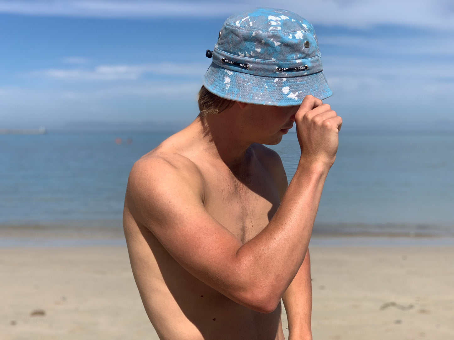 Aqua Bucket hat