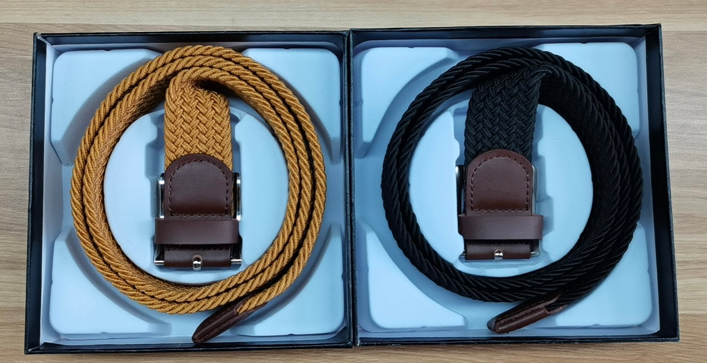 Brown Woven Belt