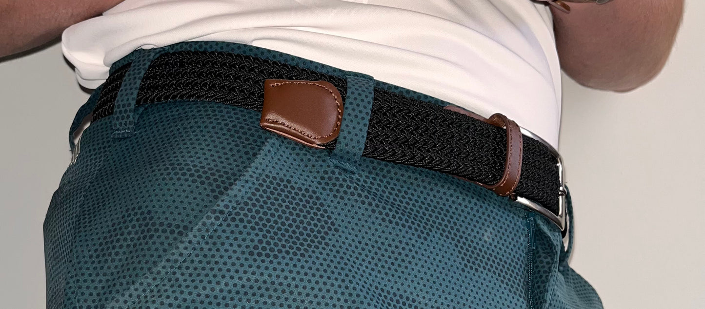 Black Woven Belt