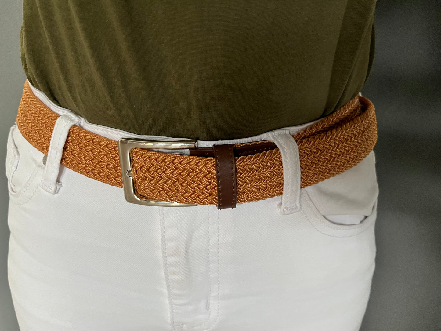 Brown Woven Belt